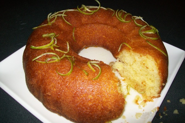 Lime Syrup Buttermilk cake